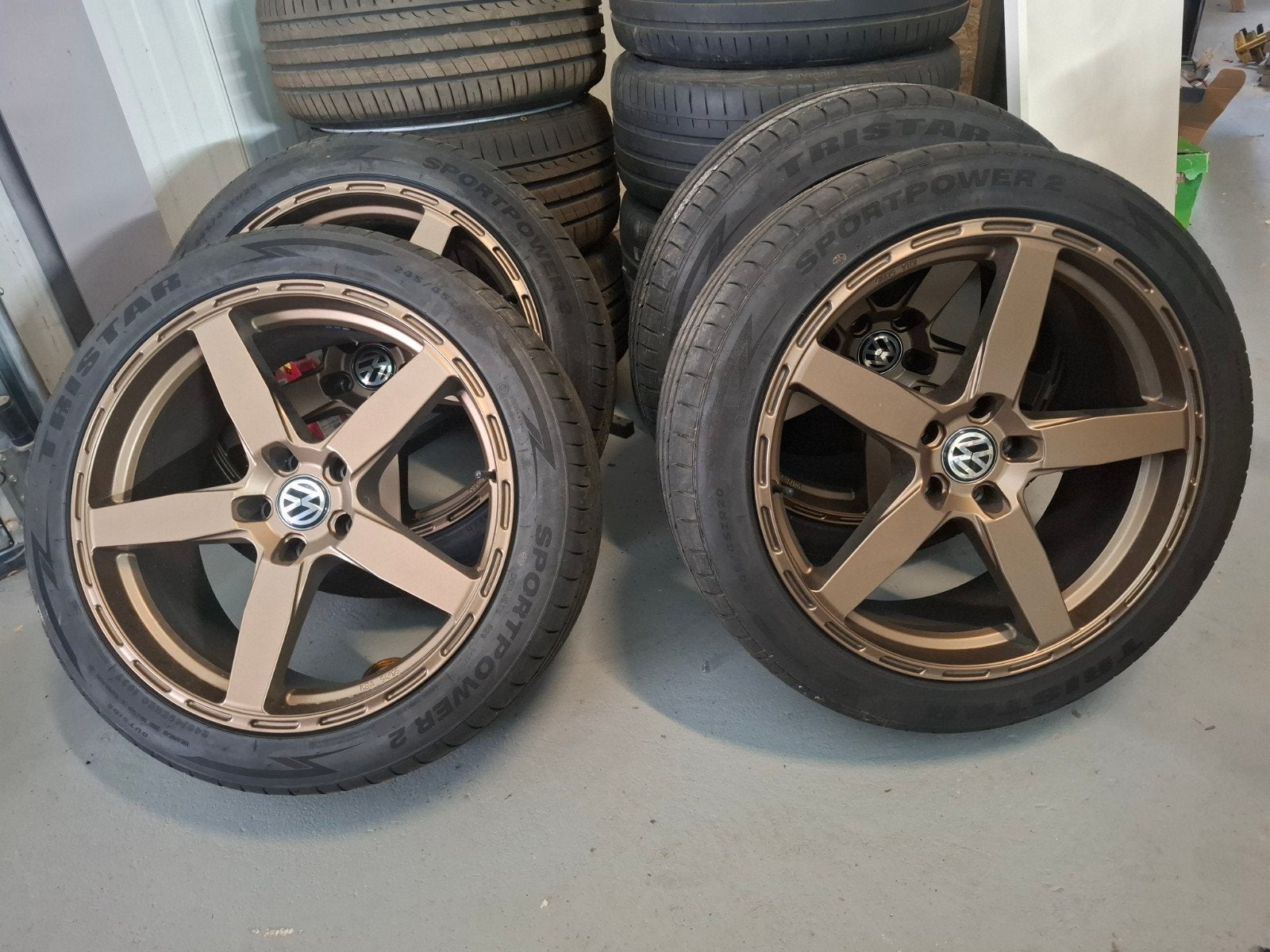 20 inch velgen met banden voor Transporter - 300km oud, Banden en Velgen, Ophalen of Verzenden, 20 inch, Zomerbanden