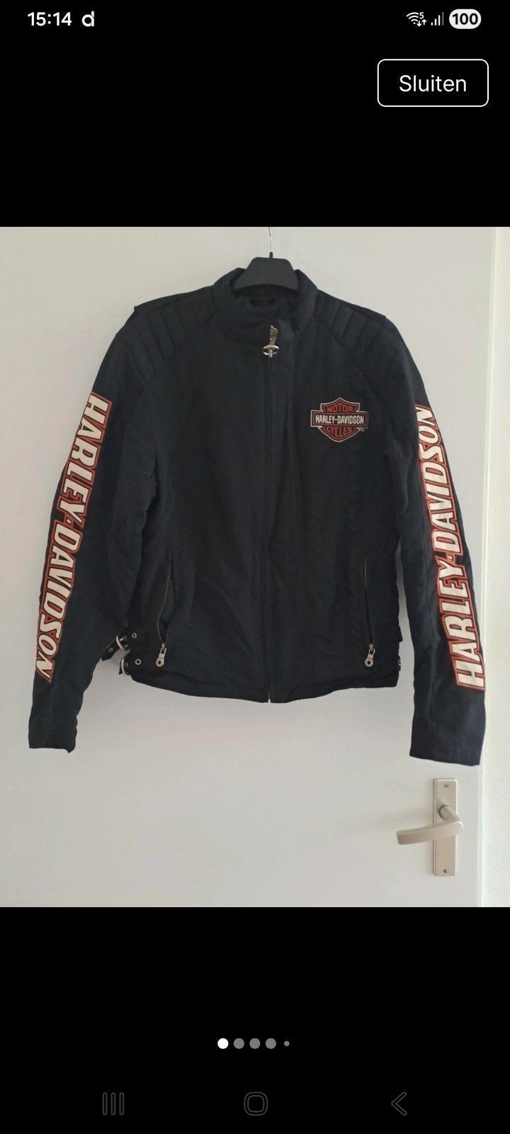 Harley Davidson damesjas, Jas | textiel, Harley Davidson. Origineel., Ophalen of Verzenden, Dames