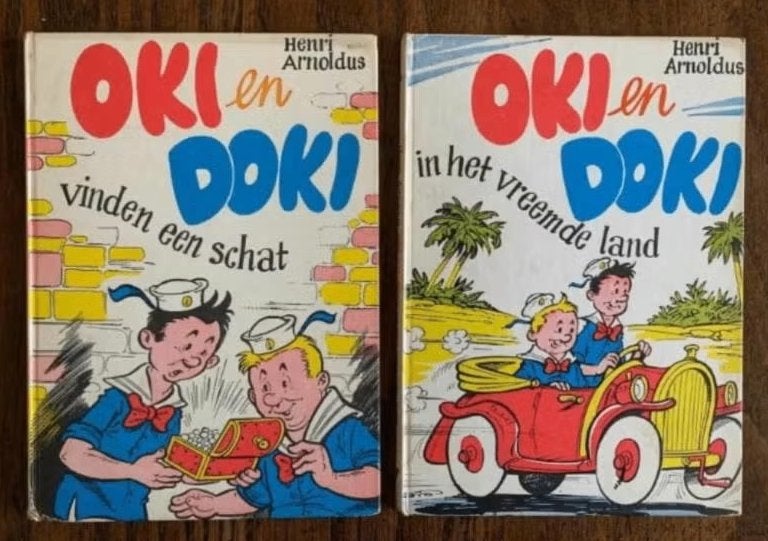 Oki en Doki vinden schat, in vreemde land; Henri Arnoldus, Boeken, Ophalen of Verzenden, Zo goed als nieuw, Fictie algemeen