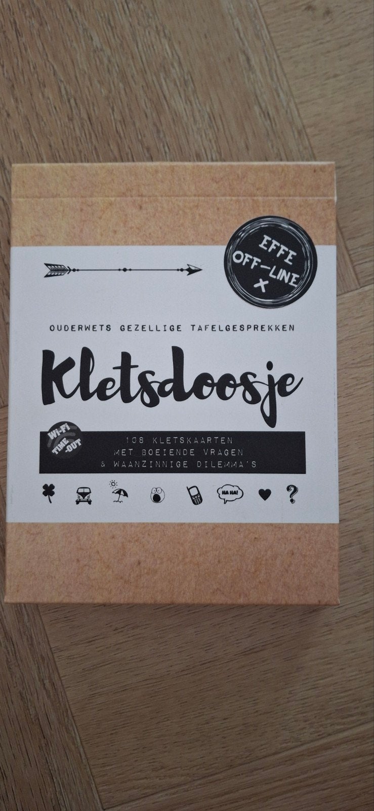 kletsdoosje nog nieuw, Hobby en Vrije tijd, Gezelschapsspellen | Kaartspellen, Ophalen, Nieuw