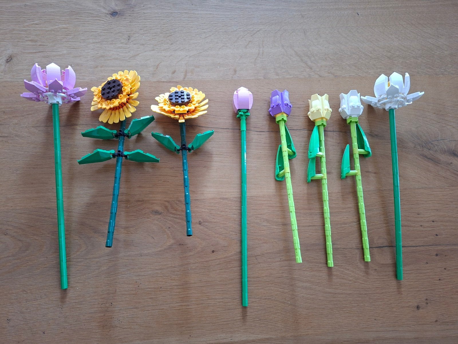 Lego Bloemen Boeket - Zonnebloemen, Tulpen, Lotus, Kinderen en Baby's, Speelgoed | Duplo en Lego, Ophalen, Zo goed als nieuw