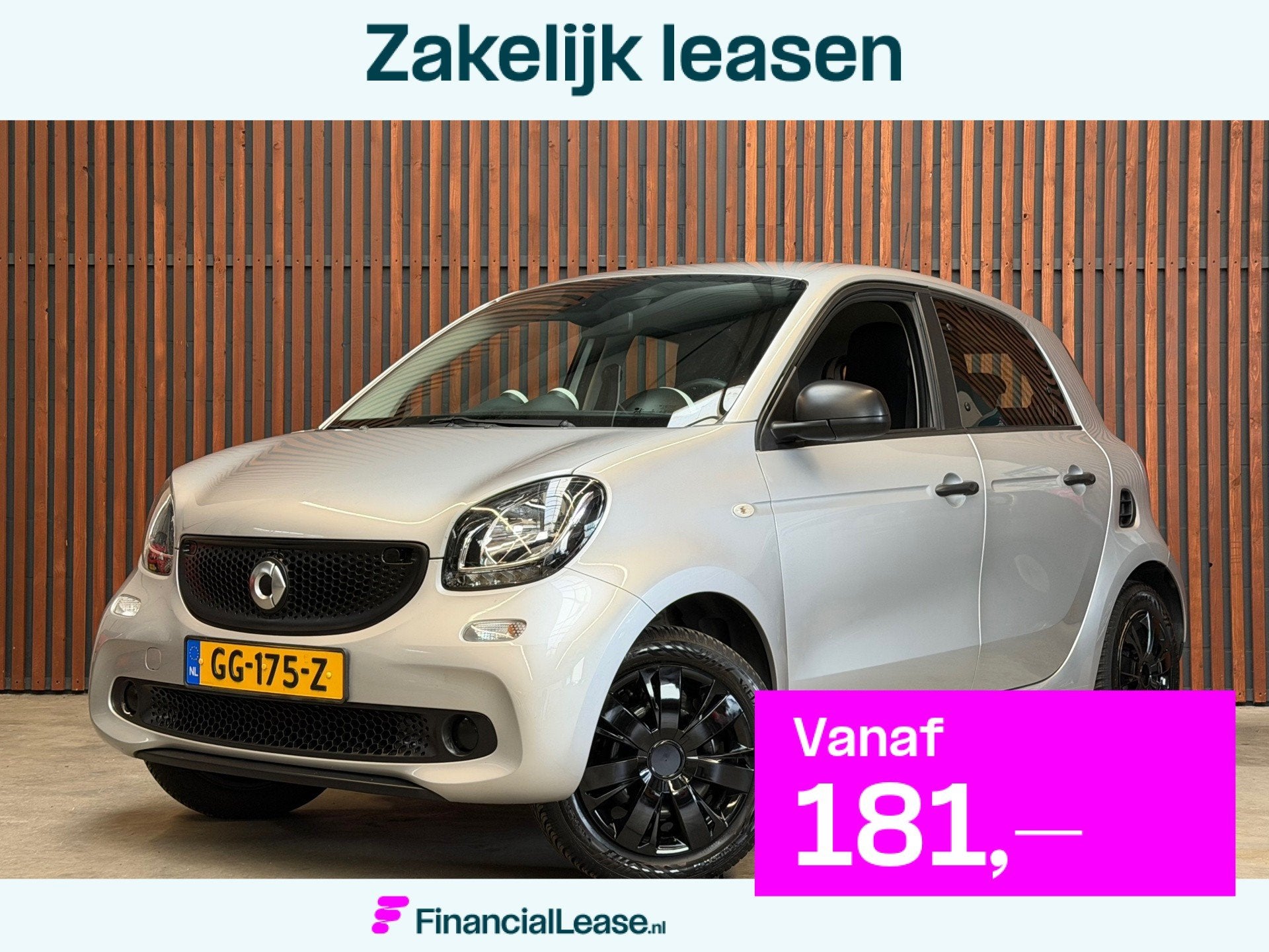 Smart Forfour 1.0 Pure Airco-BT/TEL-Elek.Pakket-NL Auto-NAP, Gebruikt, 4 stoelen, Origineel Nederlands, Handgeschakeld