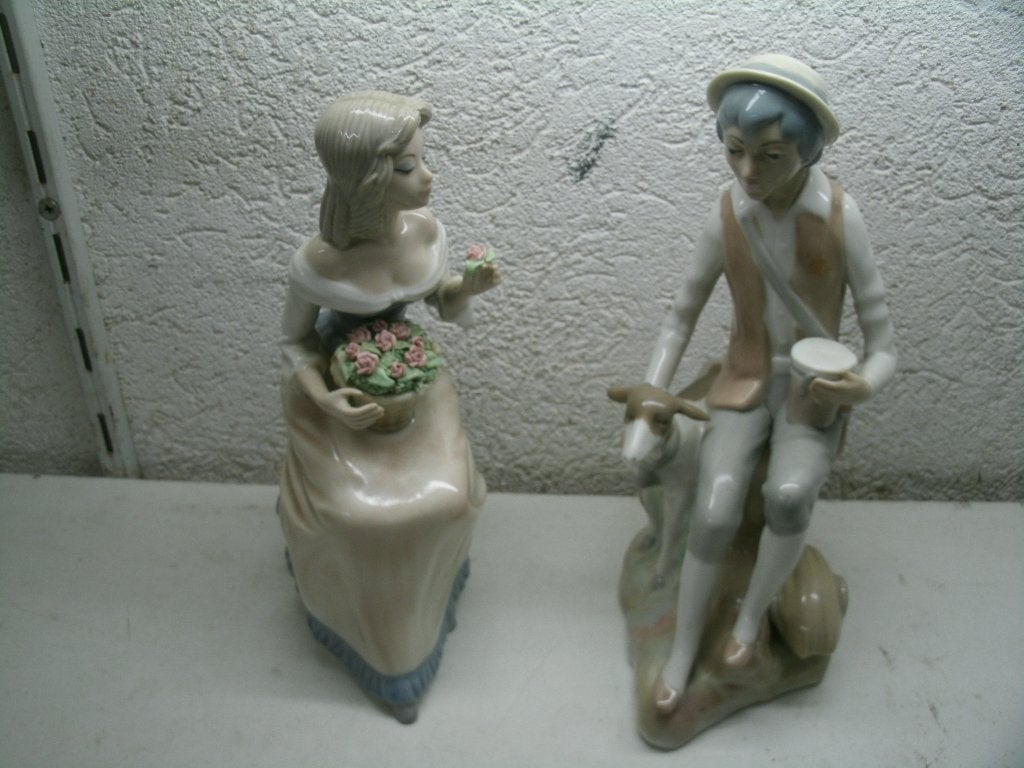 2c beeltje man vrouw 24cm hoog, Ophalen of Verzenden, Zo goed als nieuw, Mens