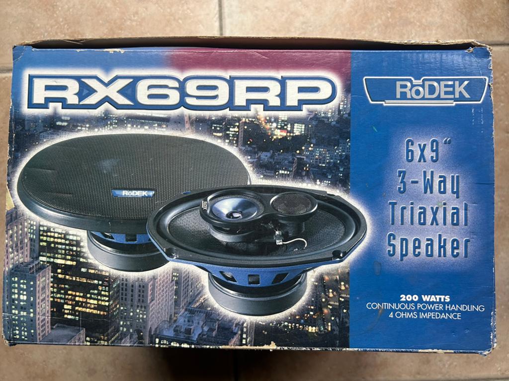 Rodek RX69RP ovale speakers nieuw in doos, Ophalen of Verzenden, Nieuw