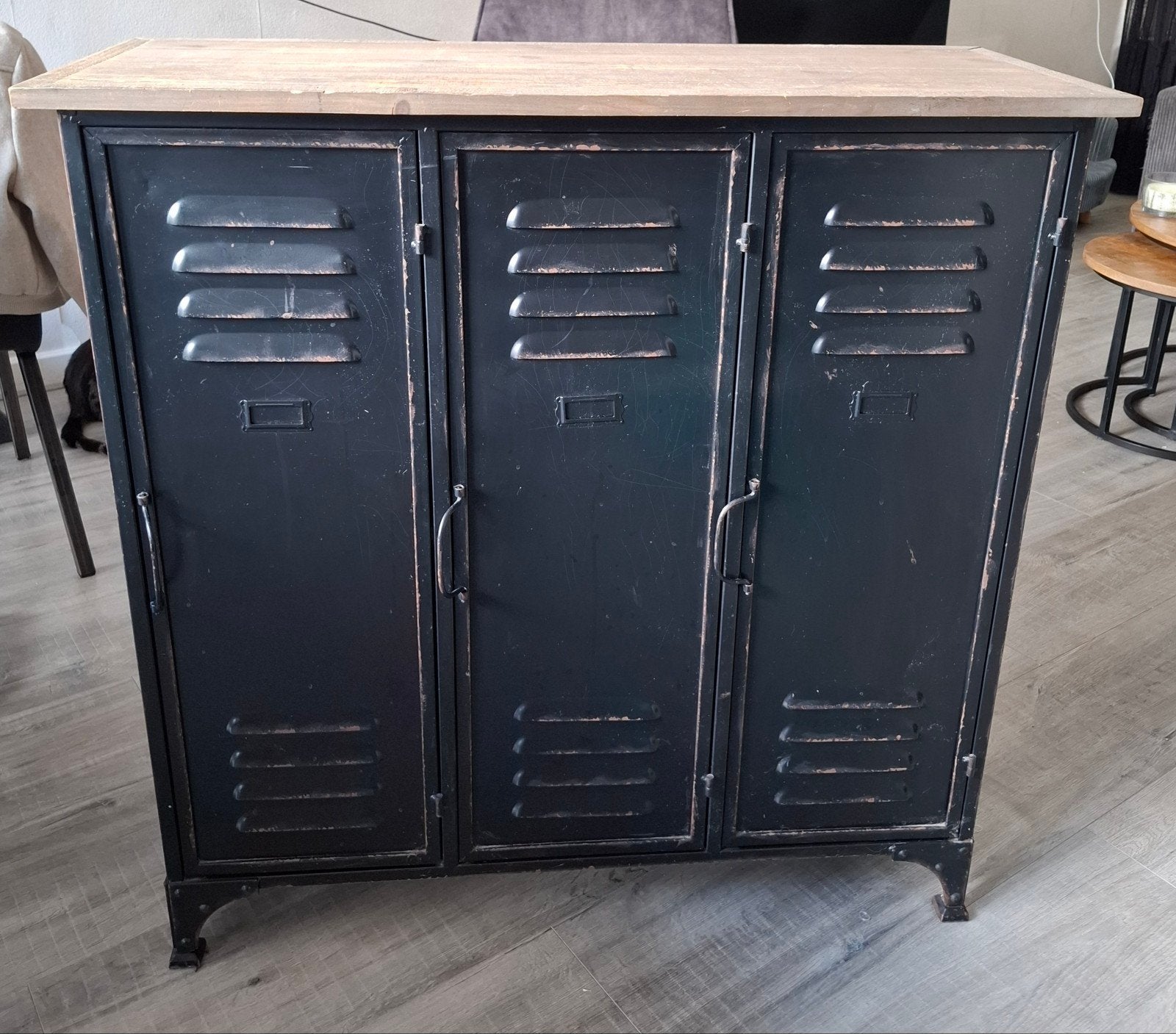 Industriële locker kast met 3 deuren, Ophalen, Gebruikt, Industrieel
