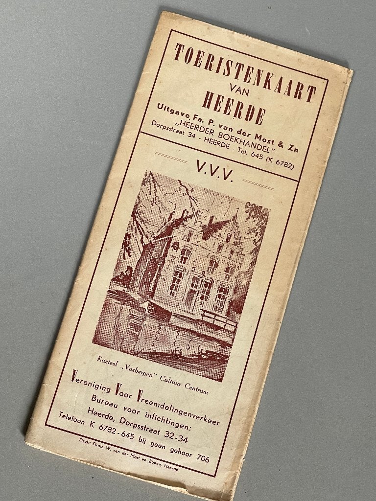 Toeristenkaart van Heerde en omgeving. (+ Epe en Hattum.), Boeken, Geschiedenis | Stad en Regio, Ophalen of Verzenden, 20e eeuw of later