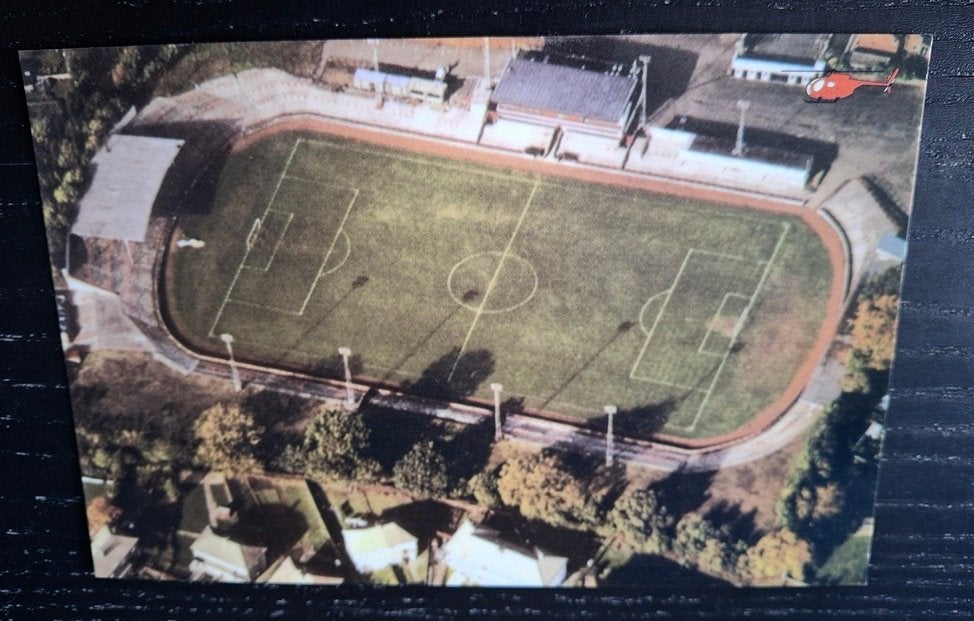 Stadion ansichtkaart Dumbarton, Boghead Park, Ophalen of Verzenden, Gebruikt, Buitenlandse clubs, Poster, Plaatje of Sticker