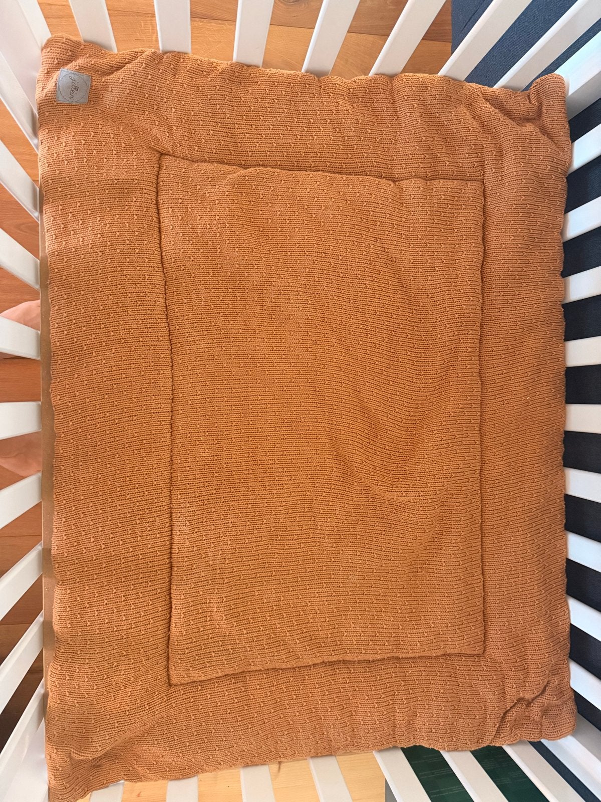 Jollein boxkleed - gebreid 95x75(100x80 box), Ophalen of Verzenden, Zo goed als nieuw