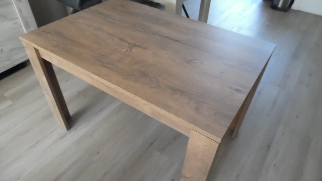 Z.G.A.N. eettafel 120 x 80 x 76 cm, Ophalen, 100 tot 150 cm, 50 tot 100 cm, Zo goed als nieuw