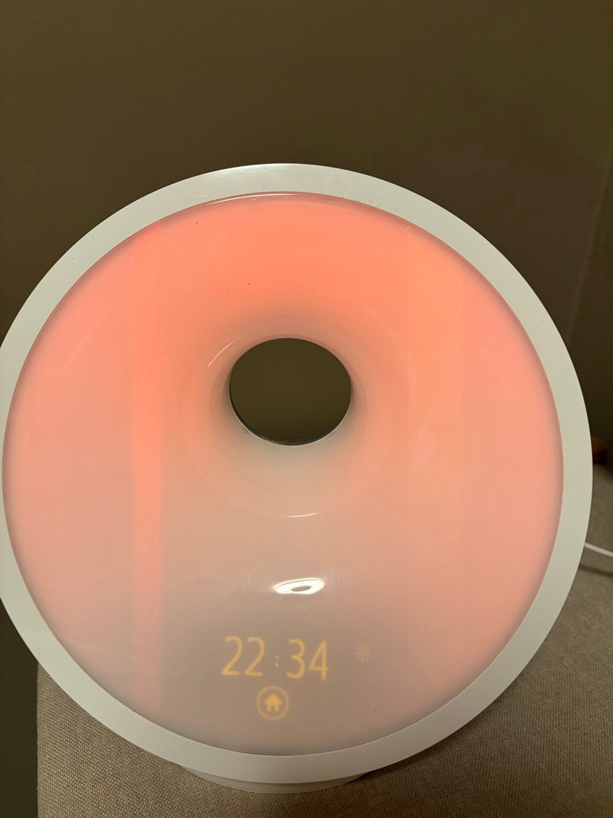 Philips Wake-up Light HF3654, Huis en Inrichting, Ophalen of Verzenden, Zo goed als nieuw, Wit, Kunststof