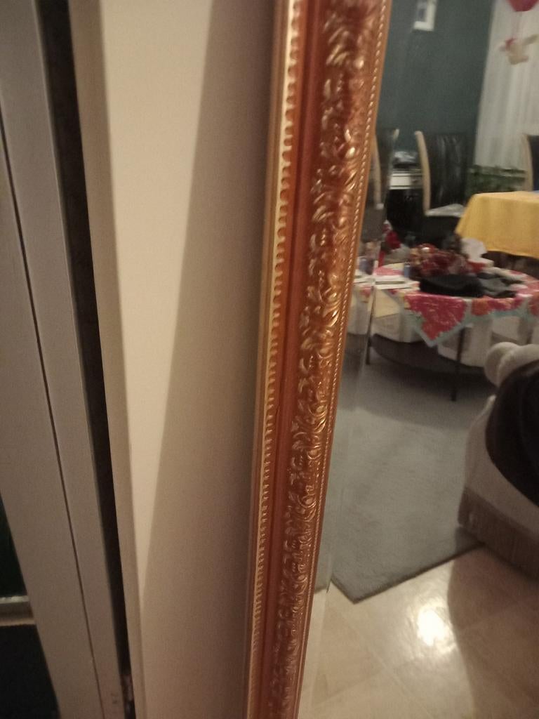 Spiegel baroque gold, Huis en Inrichting, Woonaccessoires | Spiegels, Ophalen of Verzenden, Rechthoekig, Minder dan 50 cm, Minder dan 100 cm