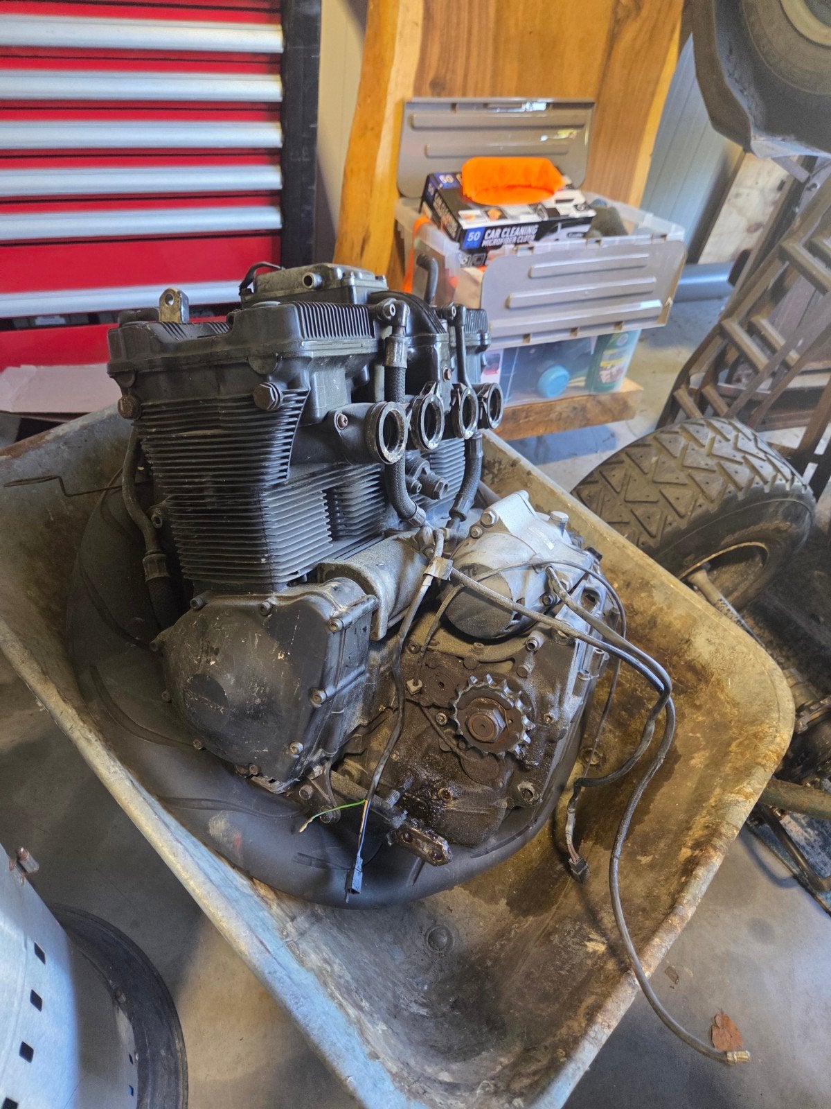 Suzuki GSX 1100 motorblok, Motoren, Ophalen, Gebruikt