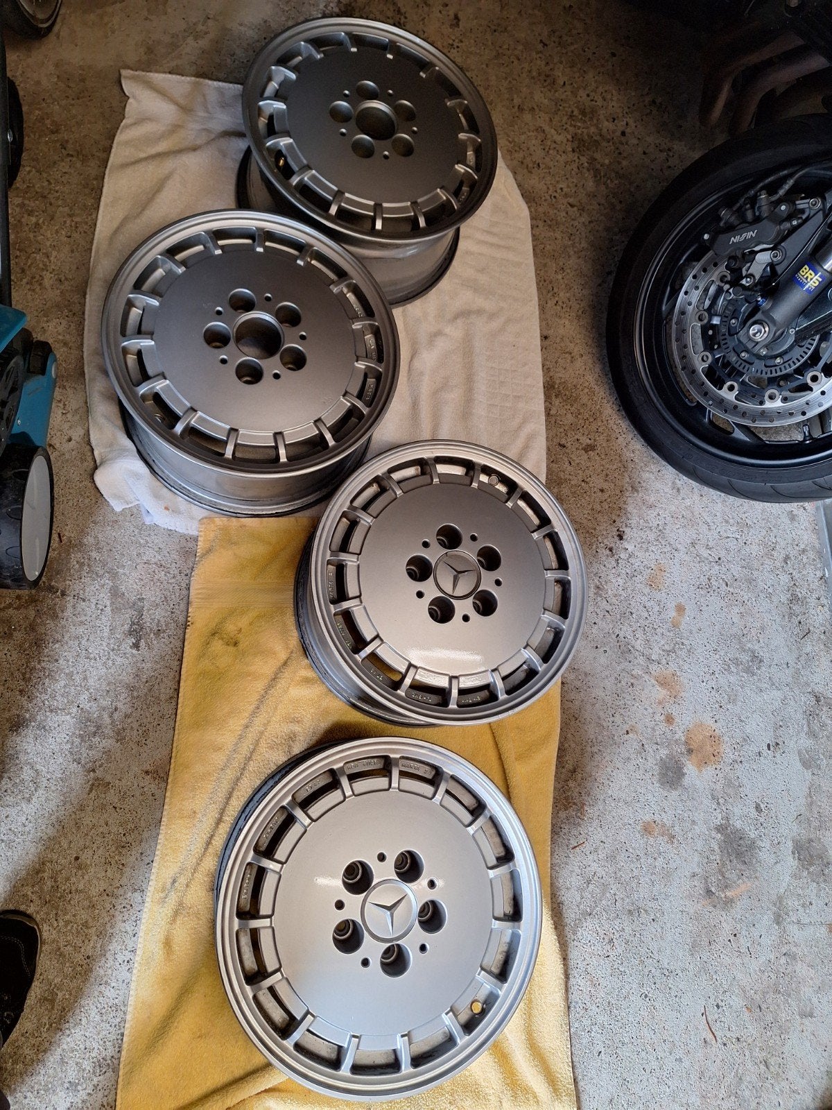 15 inch Mercedes-benz putdeksel velgen ETA BETA 7Jx15H2 ET42, Auto diversen, Wieldoppen, Ophalen, Gebruikt