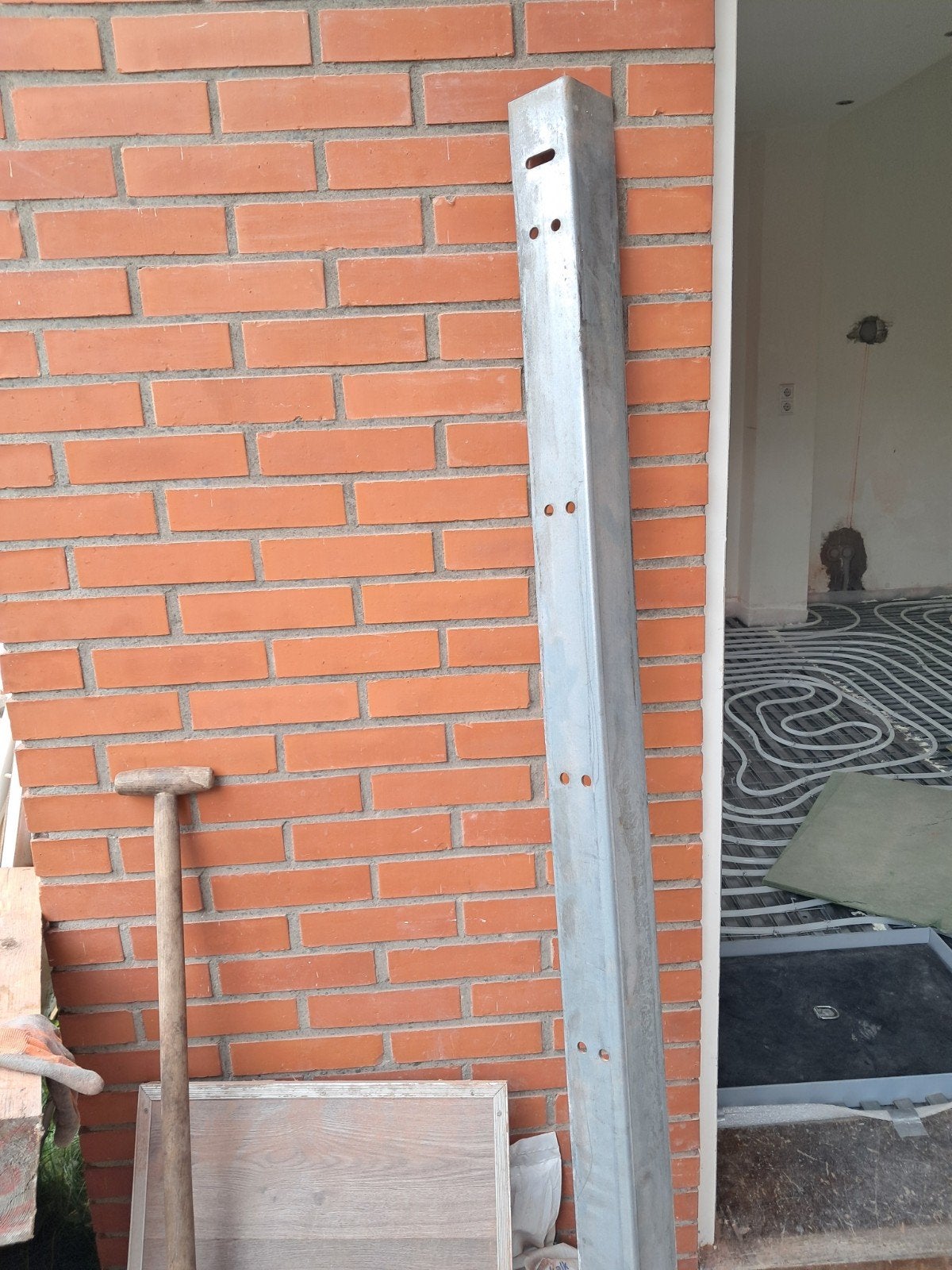 Hoekprofiel 8x8 cm gegalvaniseerd, 1.80m, Doe-het-zelf en Verbouw, Ophalen of Verzenden