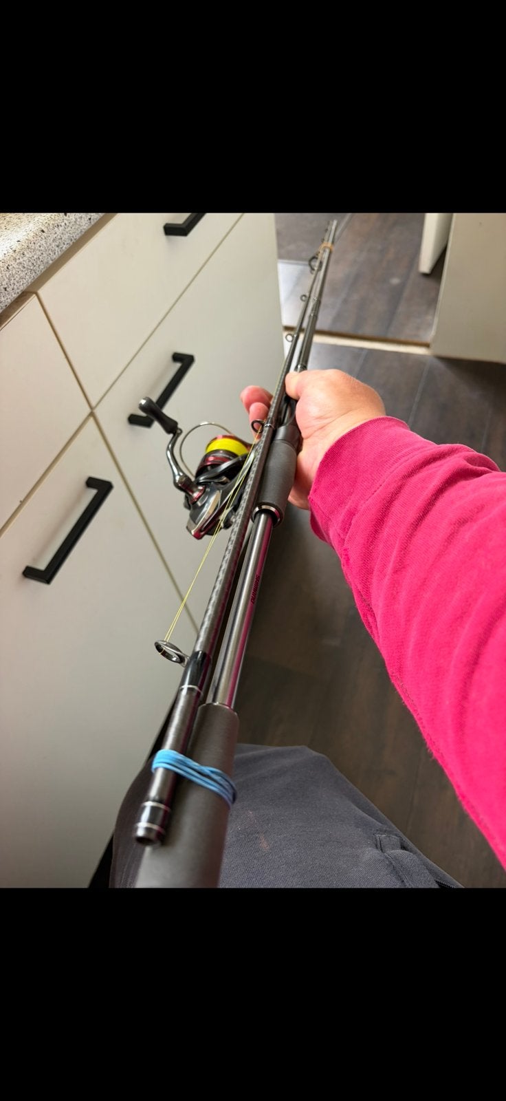 shimano yasei river zander m 240cm 28g, Watersport en Boten, Hengelsport | Roofvissen, Ophalen, Zo goed als nieuw, Werphengel