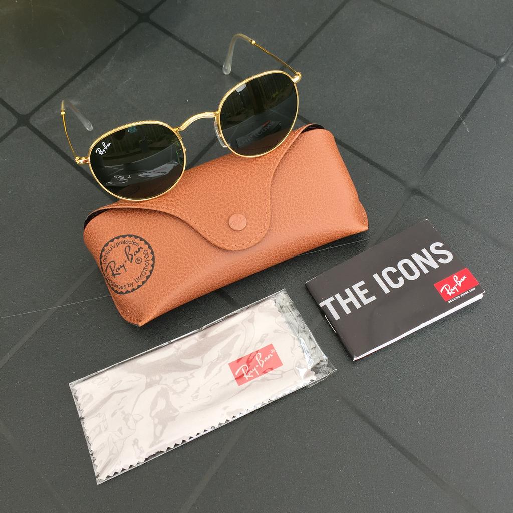 Ray-ban zonnebril ray ban met groene glazen glas, Ophalen of Verzenden, Nieuw, Groen