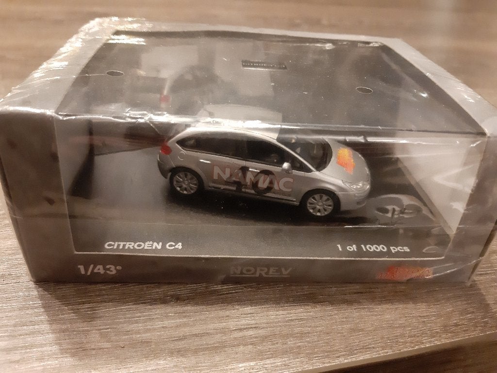 citroen c4 namac beurs 1:43, Hobby en Vrije tijd, Modelauto's | 1:43, Ophalen of Verzenden, Nieuw, Auto, Overige merken