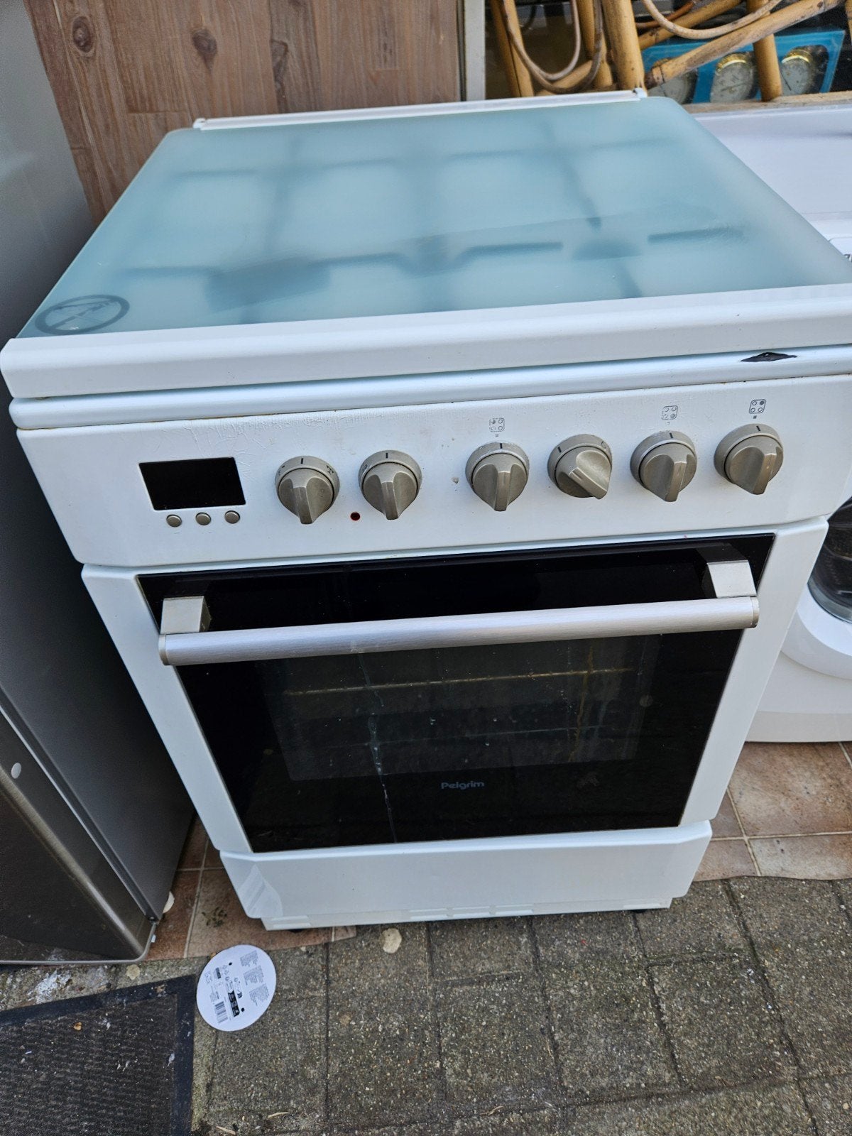 gasfornuis, Ophalen, Gebruikt, Warmhoudplaat, 60 cm of meer