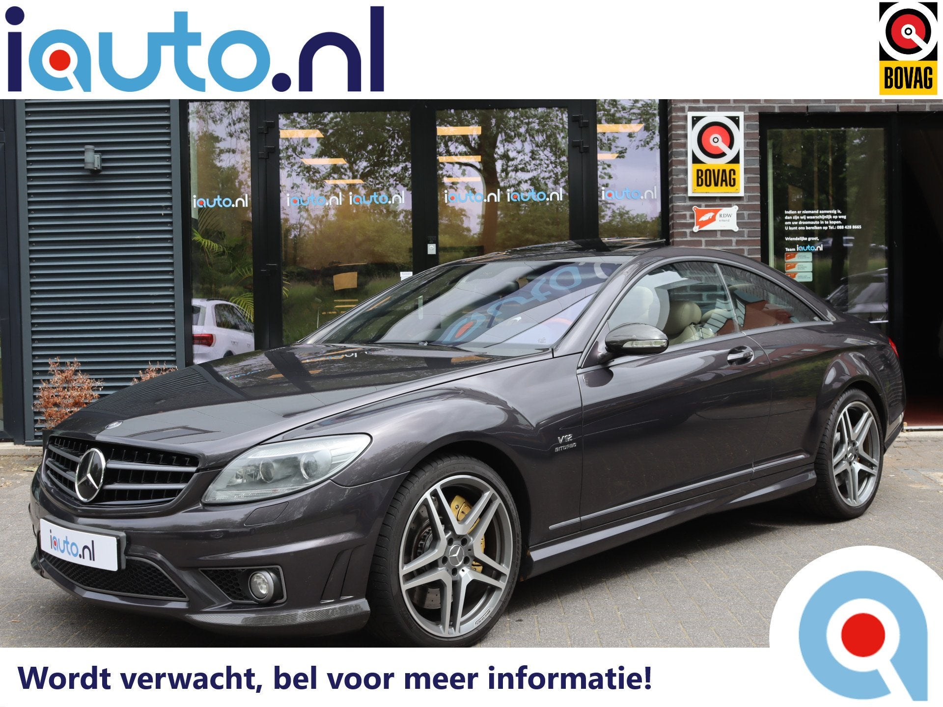 Mercedes-Benz CL-Klasse AMG 65 Designo/Nachtzicht/HK/Camera/, Automaat, Achterwielaandrijving, Gebruikt, Beige