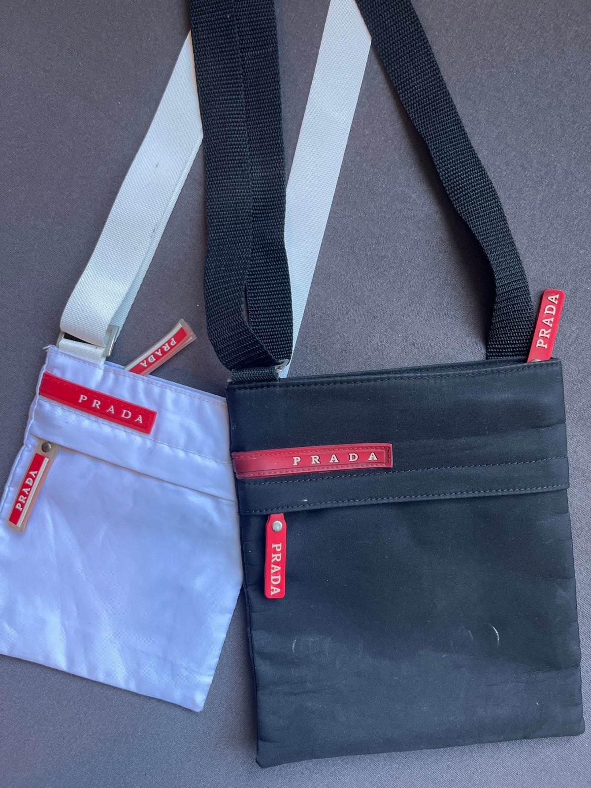 Prada Crossbody/Messenger-tasjes €12,50 p/st!, Ophalen, Zo goed als nieuw, Zwart