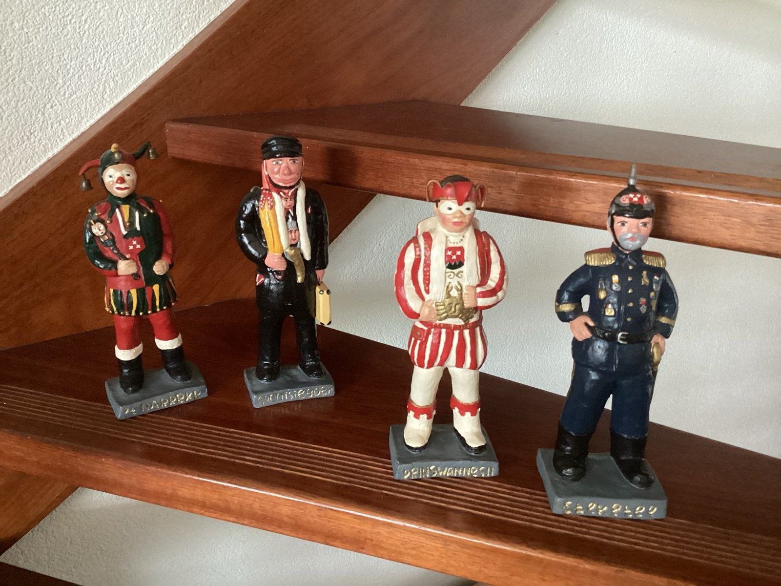 4 Carnavalsbeeldjes uit Bergen op Zoom - Vastenavend, Ophalen of Verzenden, Zo goed als nieuw