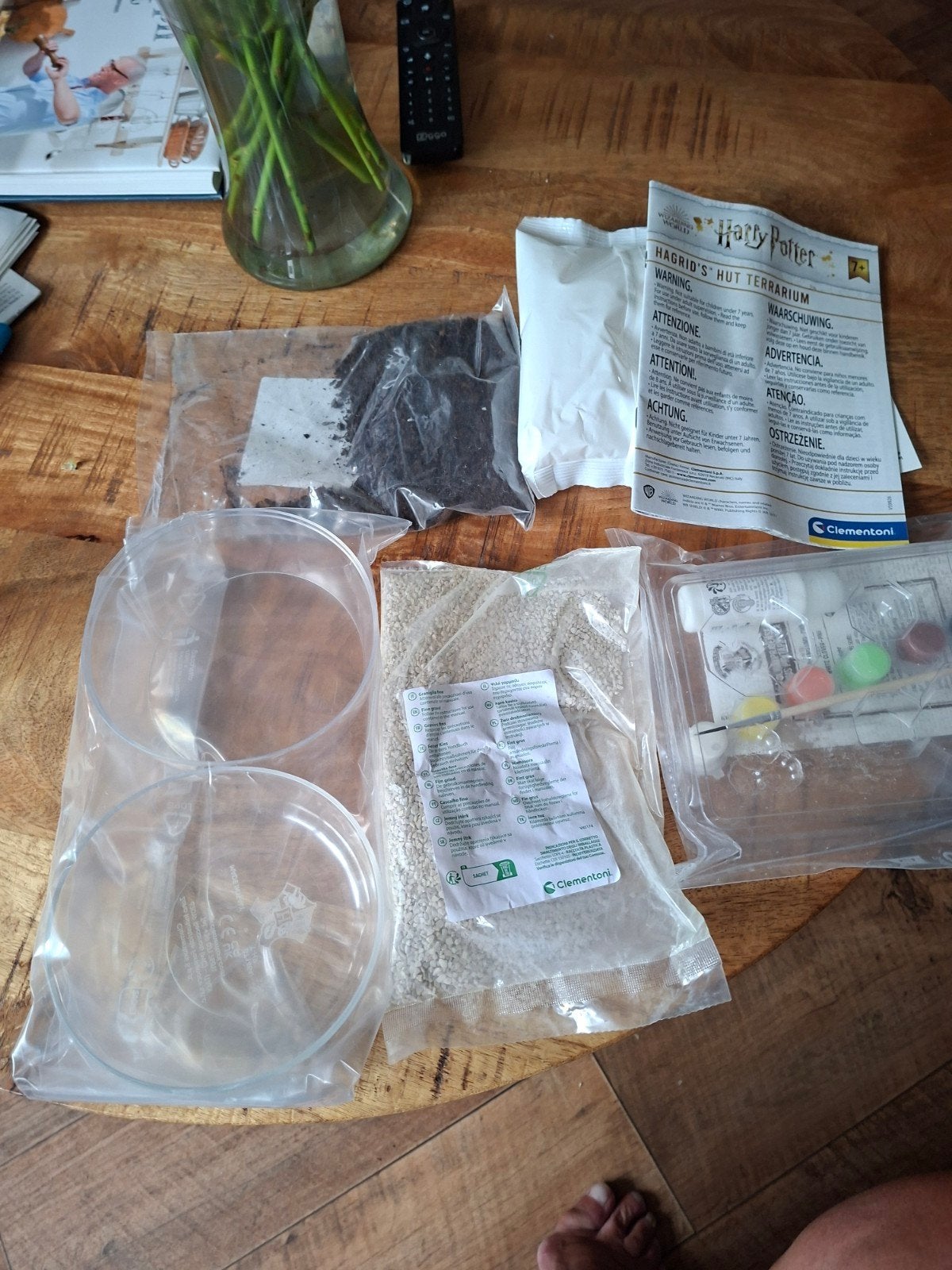 Draaiend kruidenrek met 8 potjes - Nieuw in doos 10 euro, Ophalen, Overige merken, Glas, Overige typen