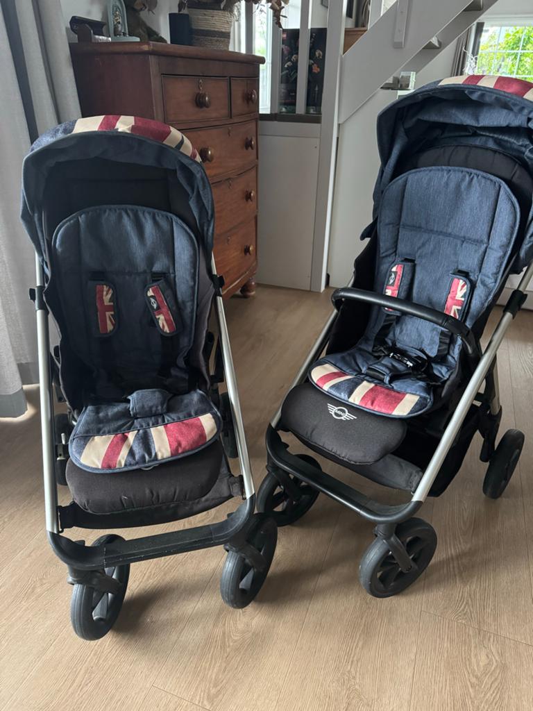 Twee Easywalker Buggy’s; Speciale Editie by MINI, Ophalen, Nieuw, Overige merken, Verstelbare rugleuning