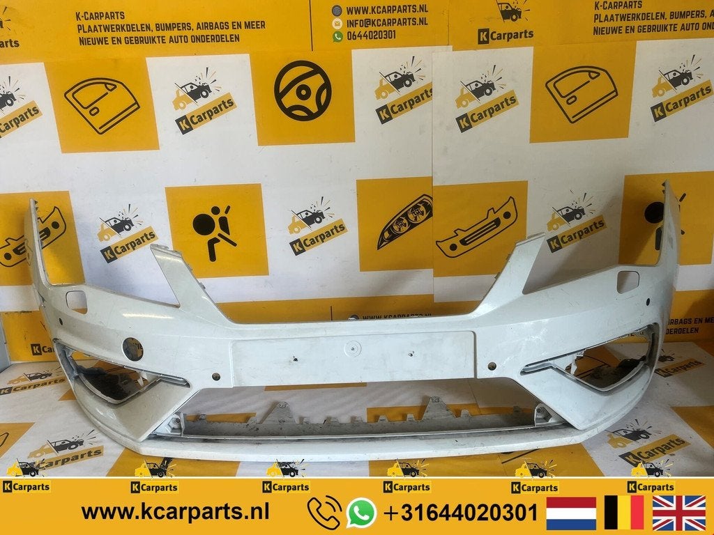 Voorbumper Seat Leon 5F FR Facelift PDC KLS 5F0807221AB, Info@fabrikant.eu, Ophalen of Verzenden, Bumper, Seat