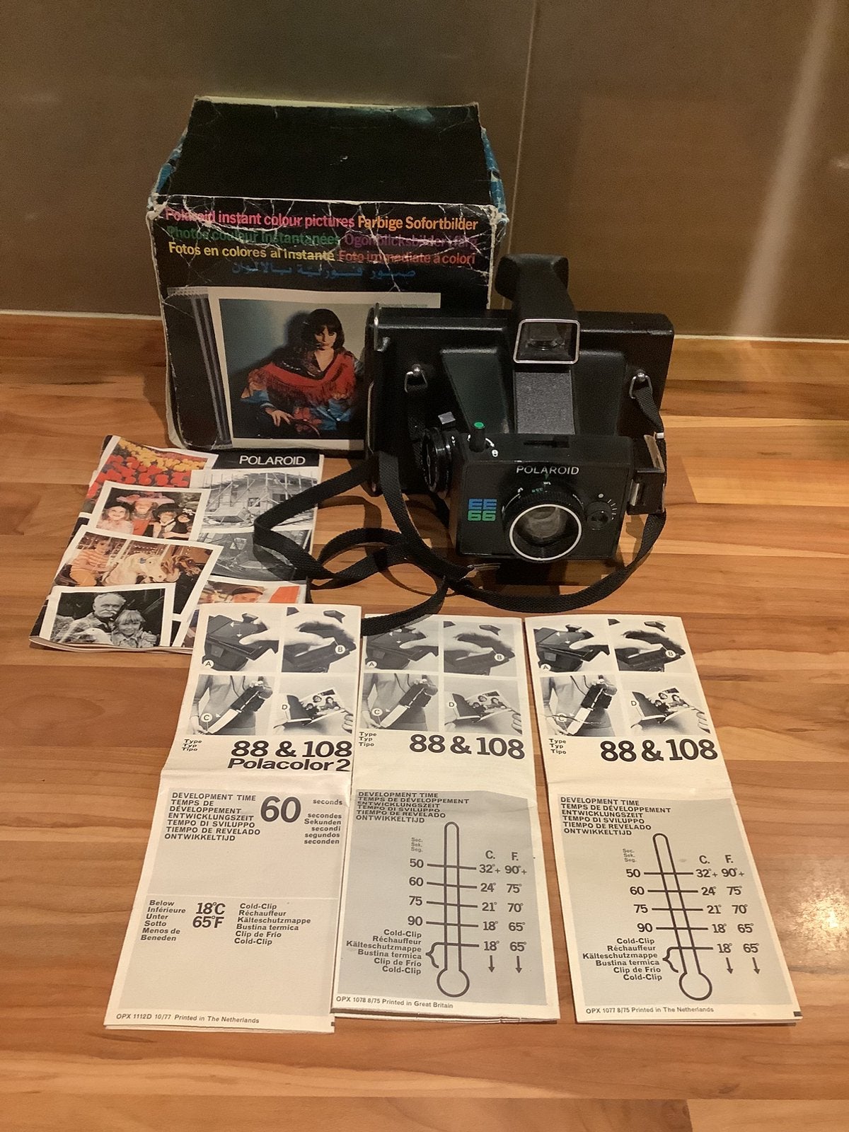 Polaroid EE66 Landcamera.(8/1975), Ophalen of Verzenden, Polaroid