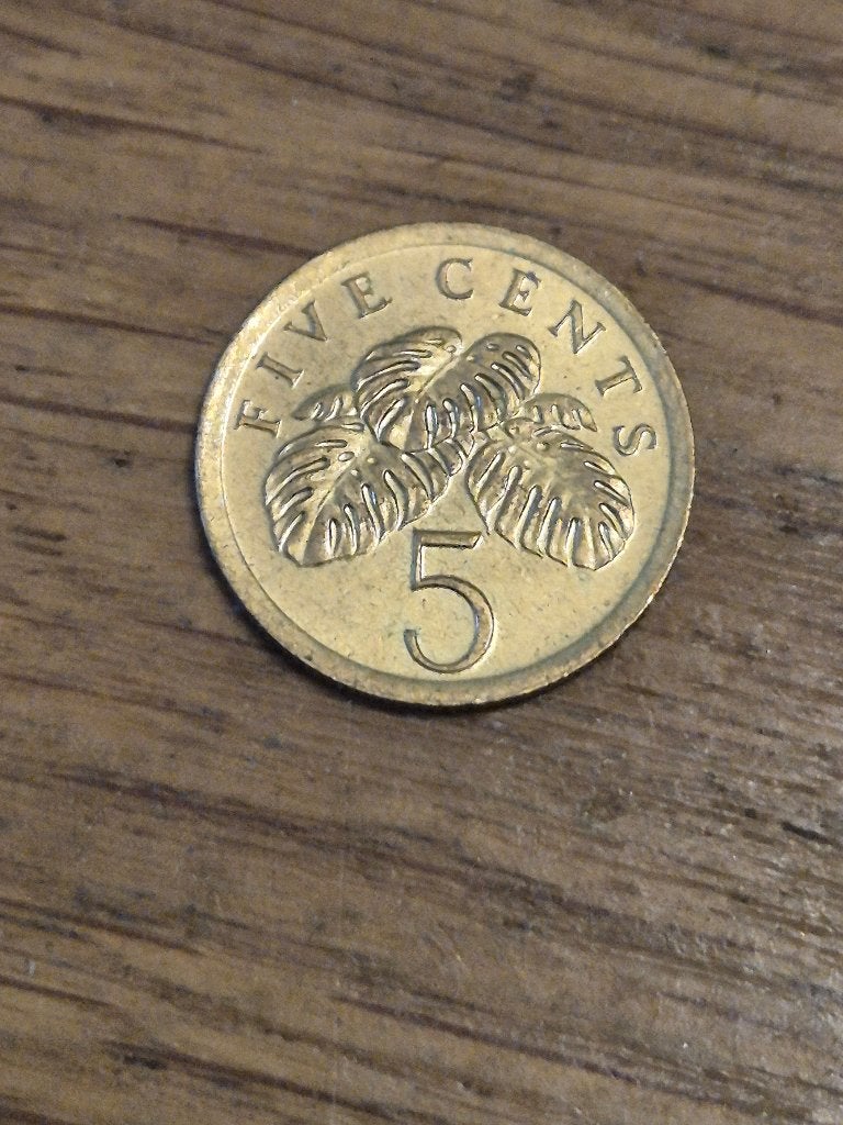 Singapore - 5 Cents 1990, Ophalen of Verzenden, Zuidoost-Azië