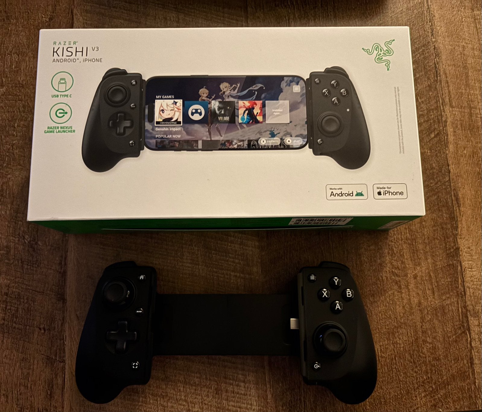 Razer Kishi v3 controller voor iphone of android, Spelcomputers en Games, Ophalen, Zo goed als nieuw