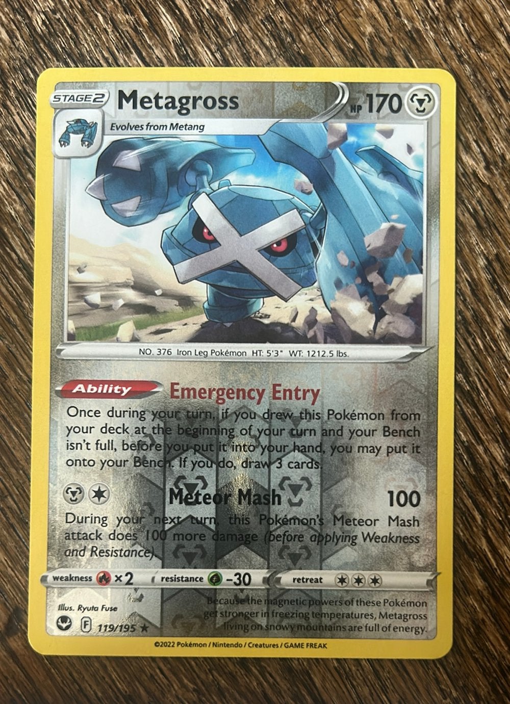 Metagross sit119, Verzenden, Zo goed als nieuw