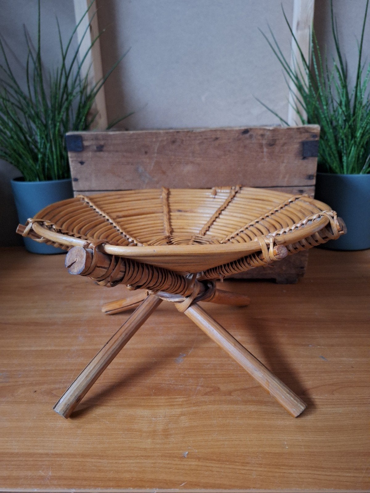 Rotan fruitschaal, Ophalen