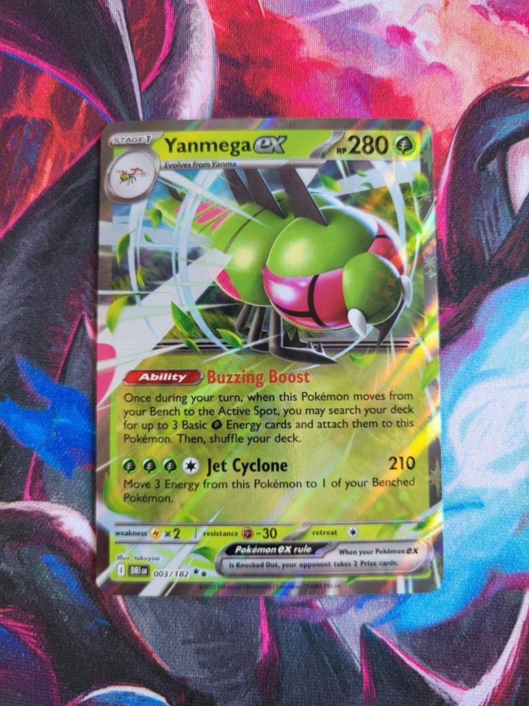 Yanmega EX - Destined Rivals #003/182, Ophalen of Verzenden, Zo goed als nieuw