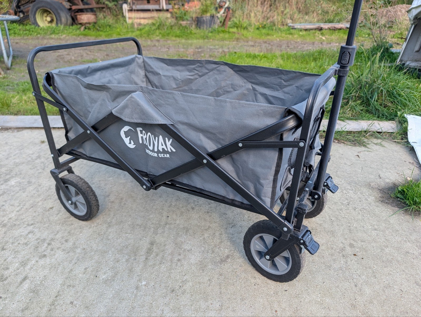 Froyak bolderwagen - Zo goed als nieuw, Caravans en Kamperen, Ophalen of Verzenden, Opvouwbaar, Zo goed als nieuw