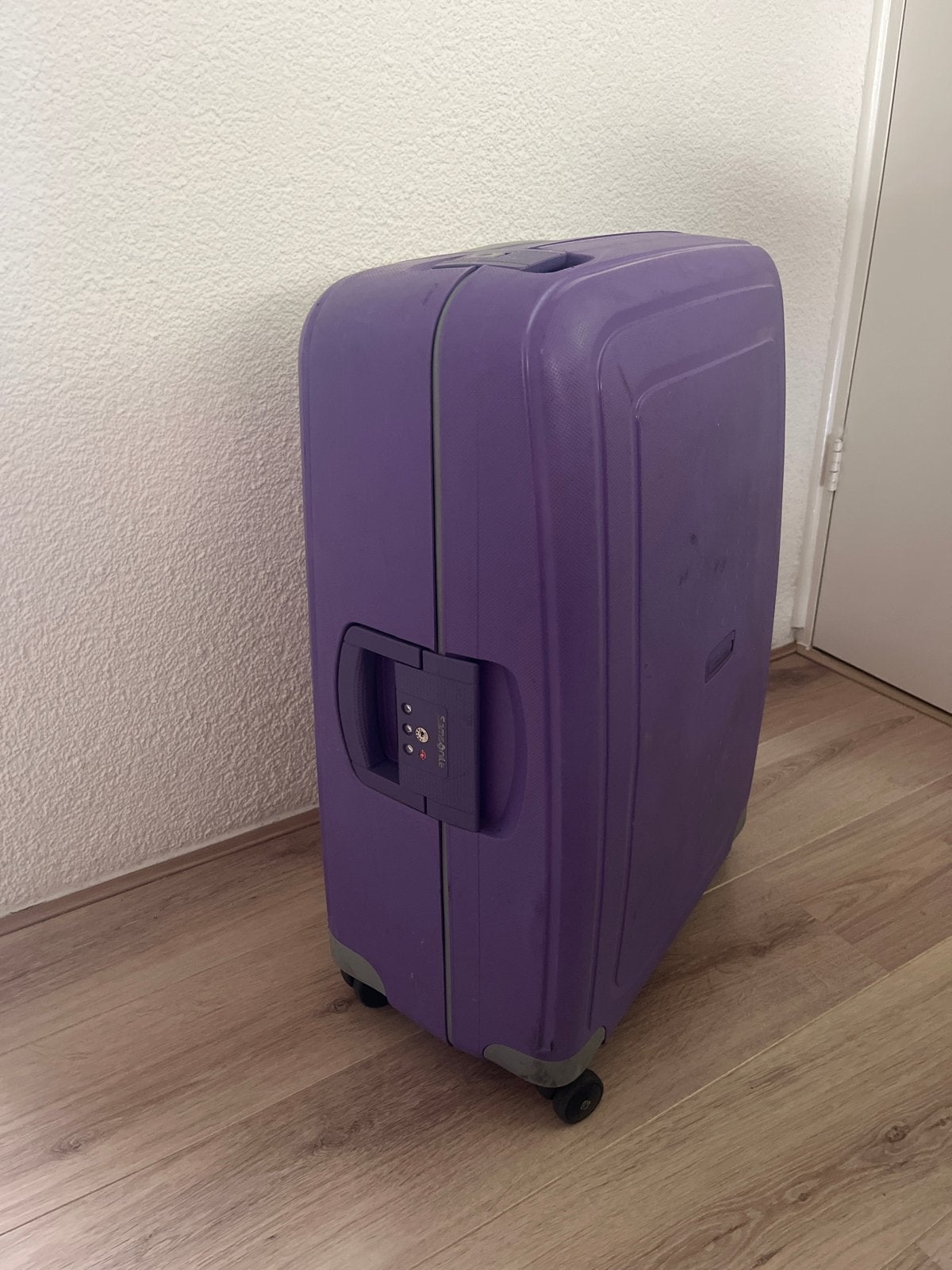 Samsonite Koffer - Paars, Handig en Duurzaam, Ophalen, Gebruikt, Paars, 60 tot 80 cm