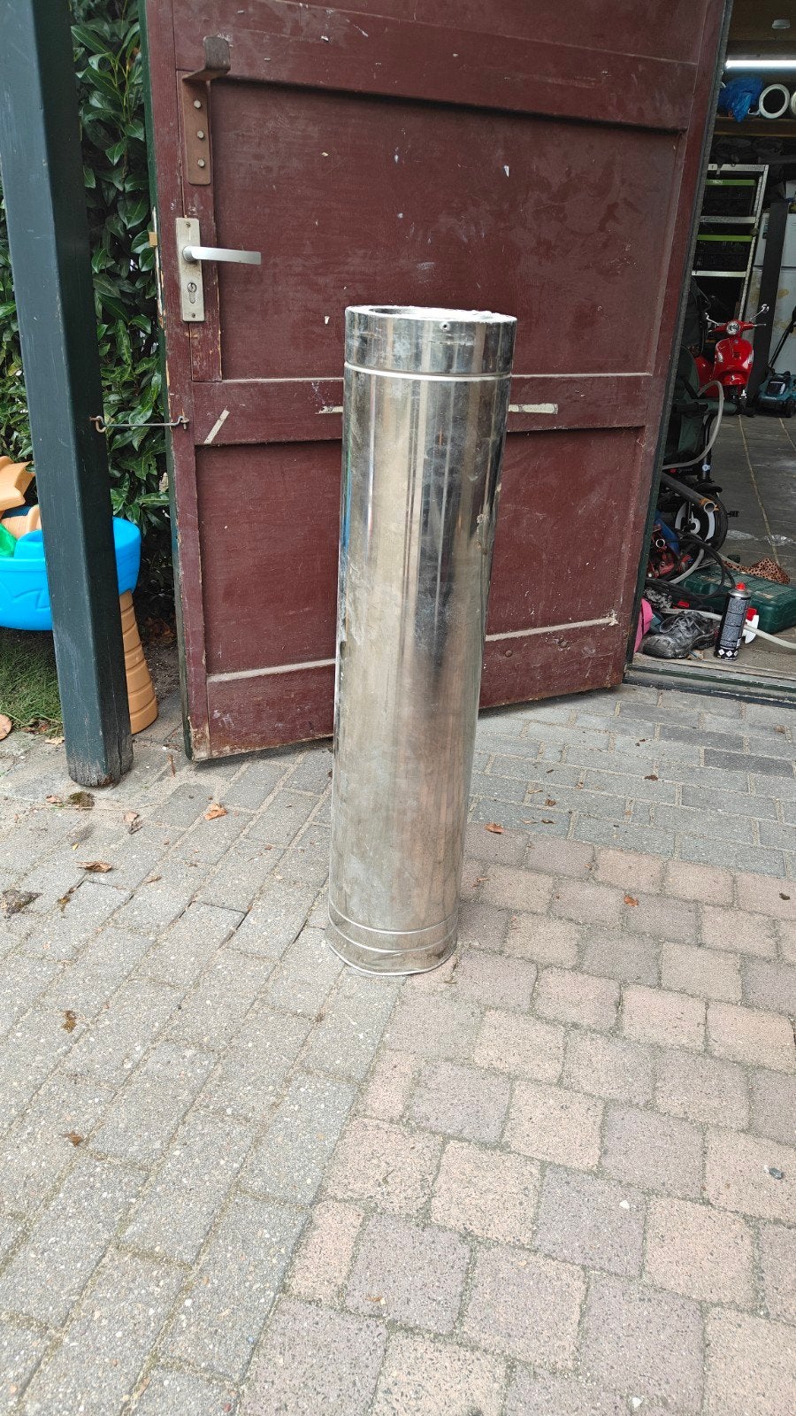Geïsoleerde kachelpijp DW150 - 5 stuks, Ophalen, Rvs, Minder dan 2 meter, 80 mm of meer