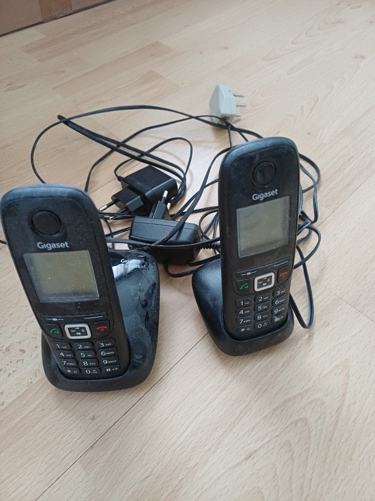 telefoonset, Ophalen of Verzenden, Gebruikt, 2 handsets, Stralingsarm