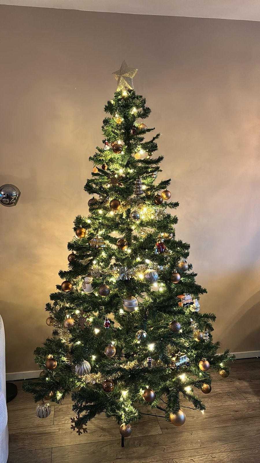 Kunstkerstboom incl. LED verlichting 210 cm, Diversen, Ophalen, Nieuw