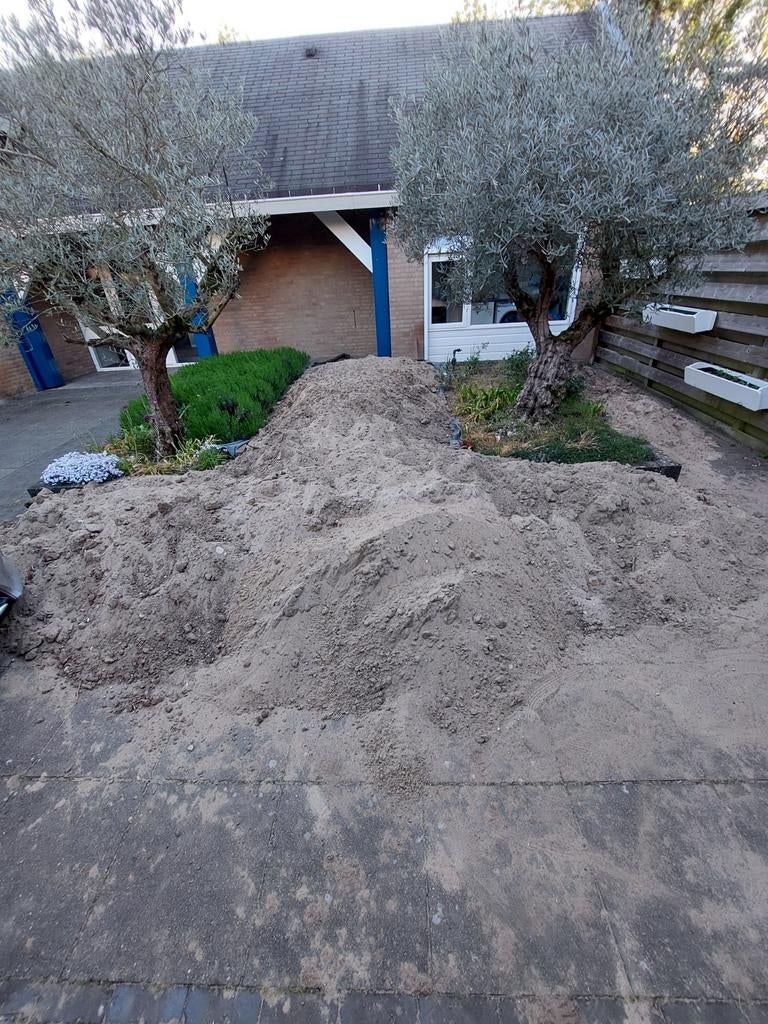 Zand gratis af te halen, Tuin en Terras, Zand, Ophalen of Verzenden, Ophoogzand