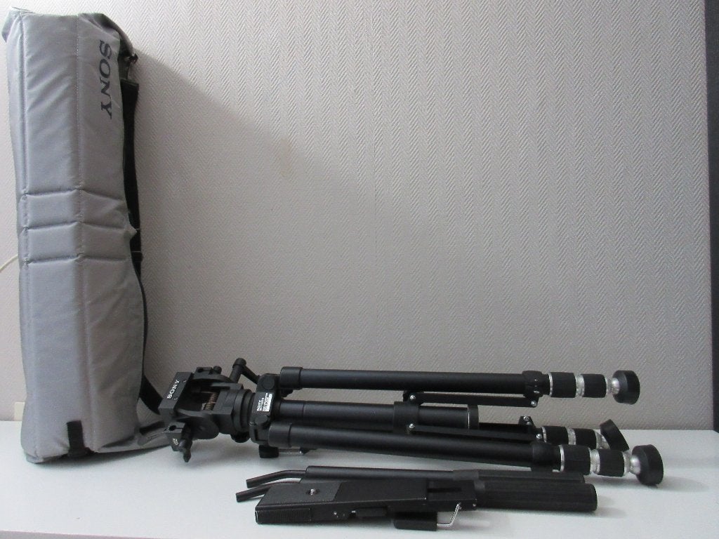 SONY VCT-150K tripod, statief, Met balhoofd, Zo goed als nieuw, 150 tot 175 cm, Sony