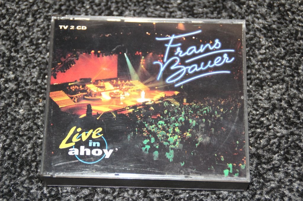 frans bauer -live in ahoy 2cd, Ophalen of Verzenden, Gebruikt, Levenslied of Smartlap