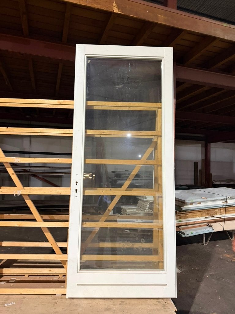 Buitendeur inclusief glas, Doe-het-zelf en Verbouw, Deuren en Horren, 200 tot 215 cm, Glas, Ophalen, 100 tot 120 cm