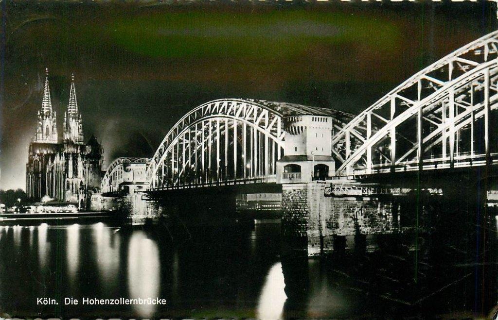 701-420-035 Koln Hohenzollernbrucke, Verzenden, Voor 1920, Duitsland