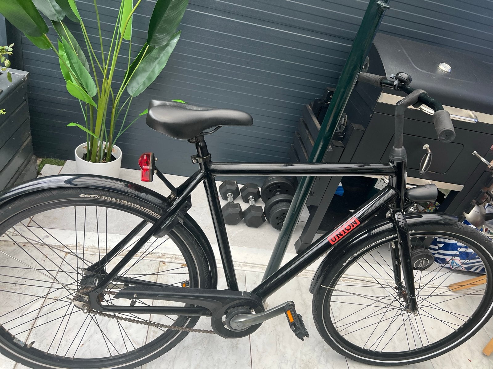 Heren fiets, zo goed als nieuw 28 Inch, Fietsen en Brommers, Terugtraprem, Versnellingen, Zo goed als nieuw, 53 tot 57 cm