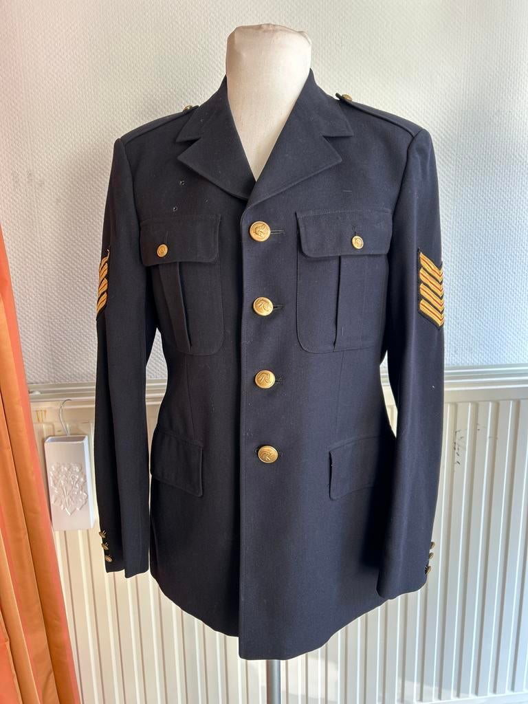 Vintage Brandweer Jas - Klassiek Uniform, Antiek en Kunst, Ophalen of Verzenden, Heren
