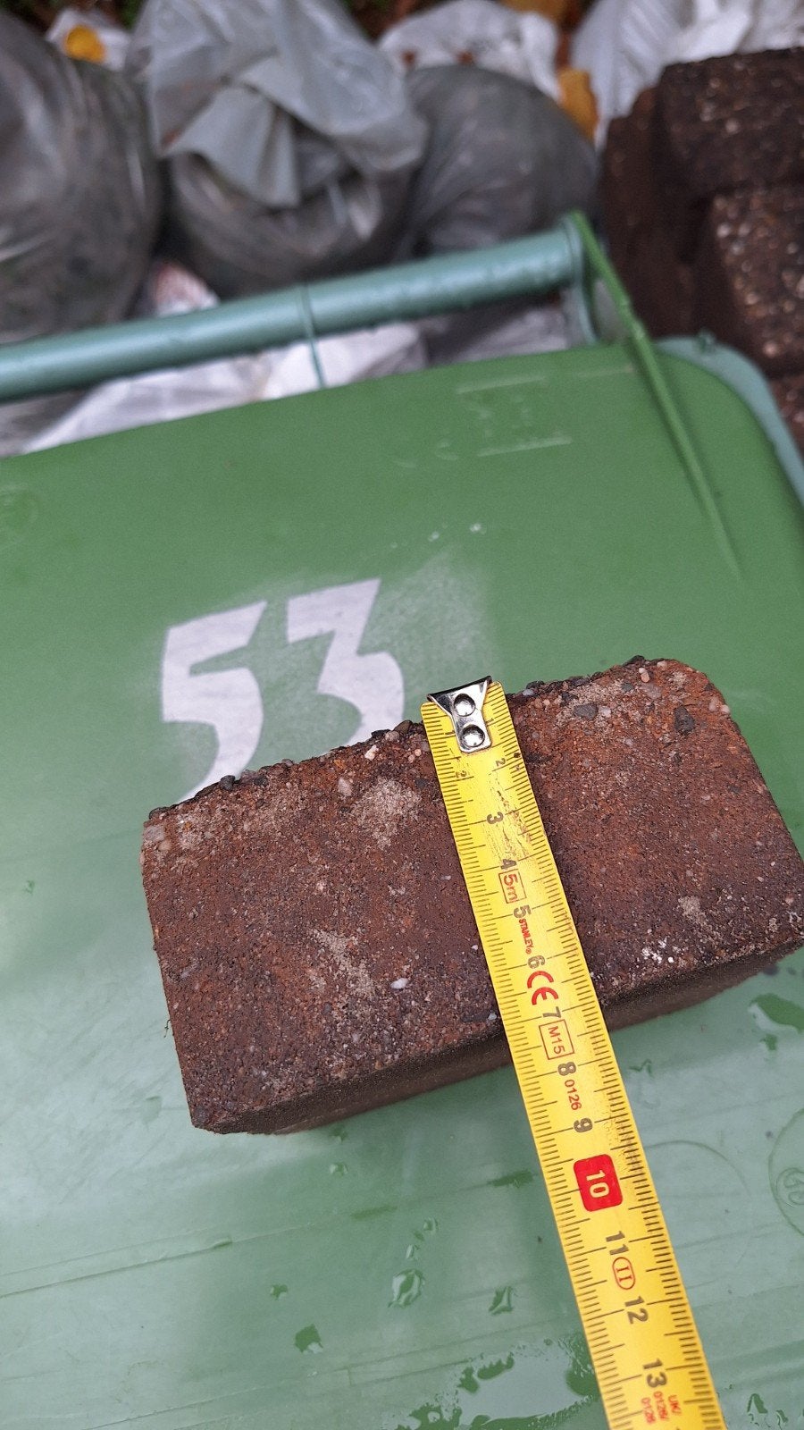 betonklinkers voor tuin of oprit, Ophalen, Gebruikt, Klinkers, 10 m² of meer