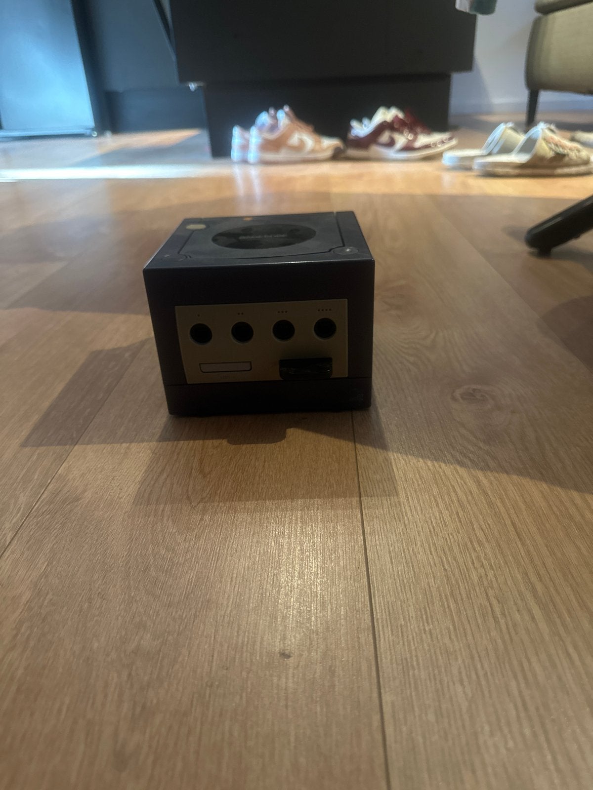 Nintendo GameCube met controller en Spider-Man 2, Zwart, Ophalen of Verzenden, Met 1 controller, Gebruikt