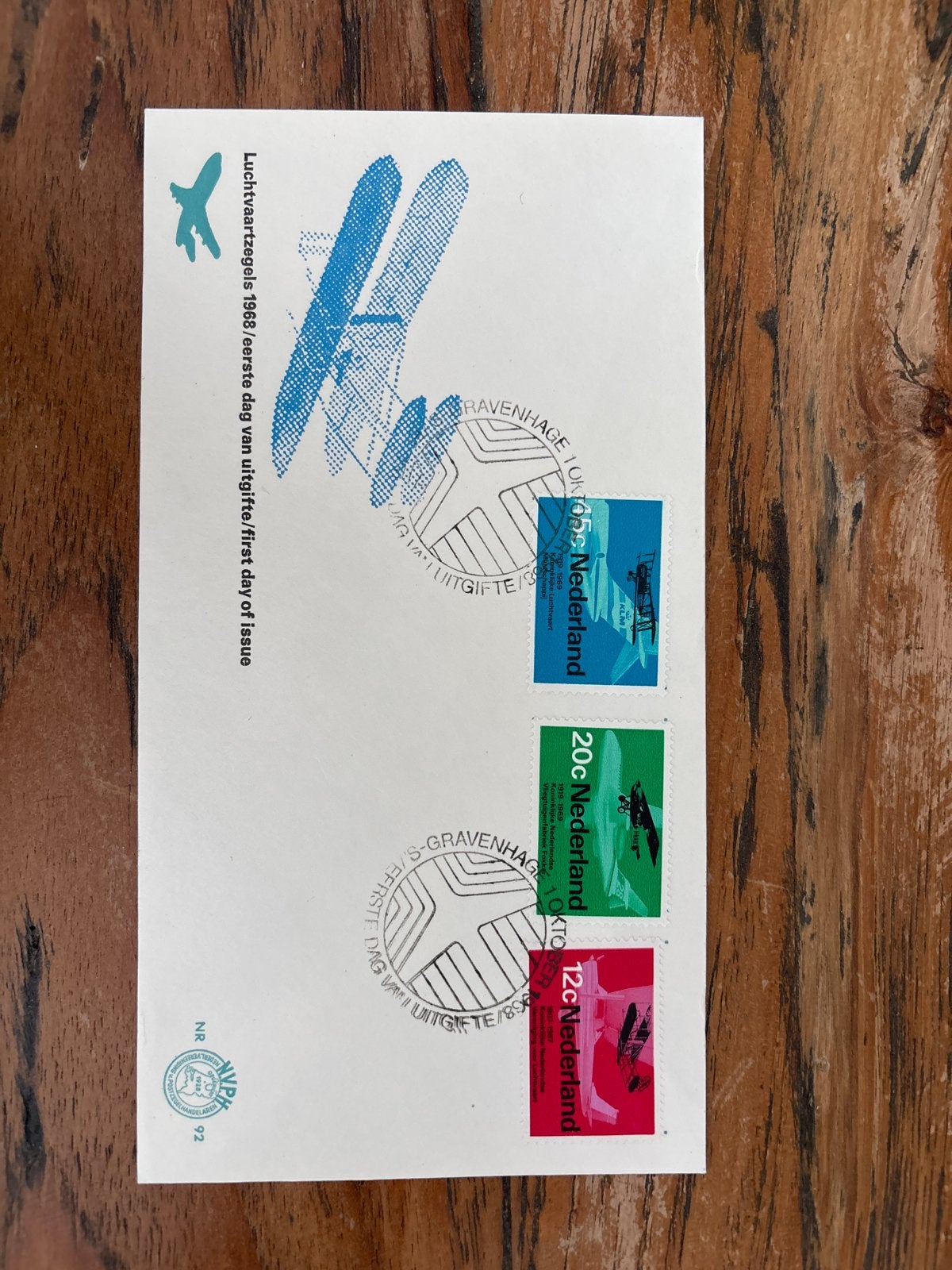 Luchtvaartzegels 1983 Eerste Dag Uitgifte Nederland, Ophalen of Verzenden, Onbeschreven, Nederland