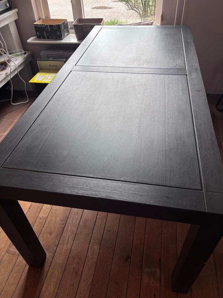 Eettafel, salon tafel en tv-meubel met opbergruimte, Ophalen, Gebruikt, 100 tot 150 cm, Minder dan 100 cm